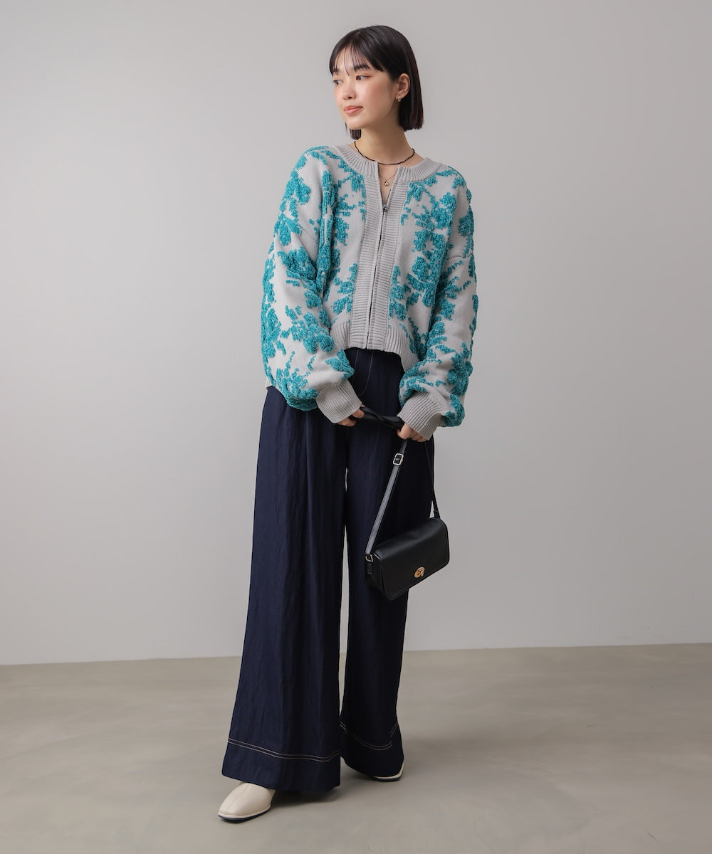 フラワーモールカーデ