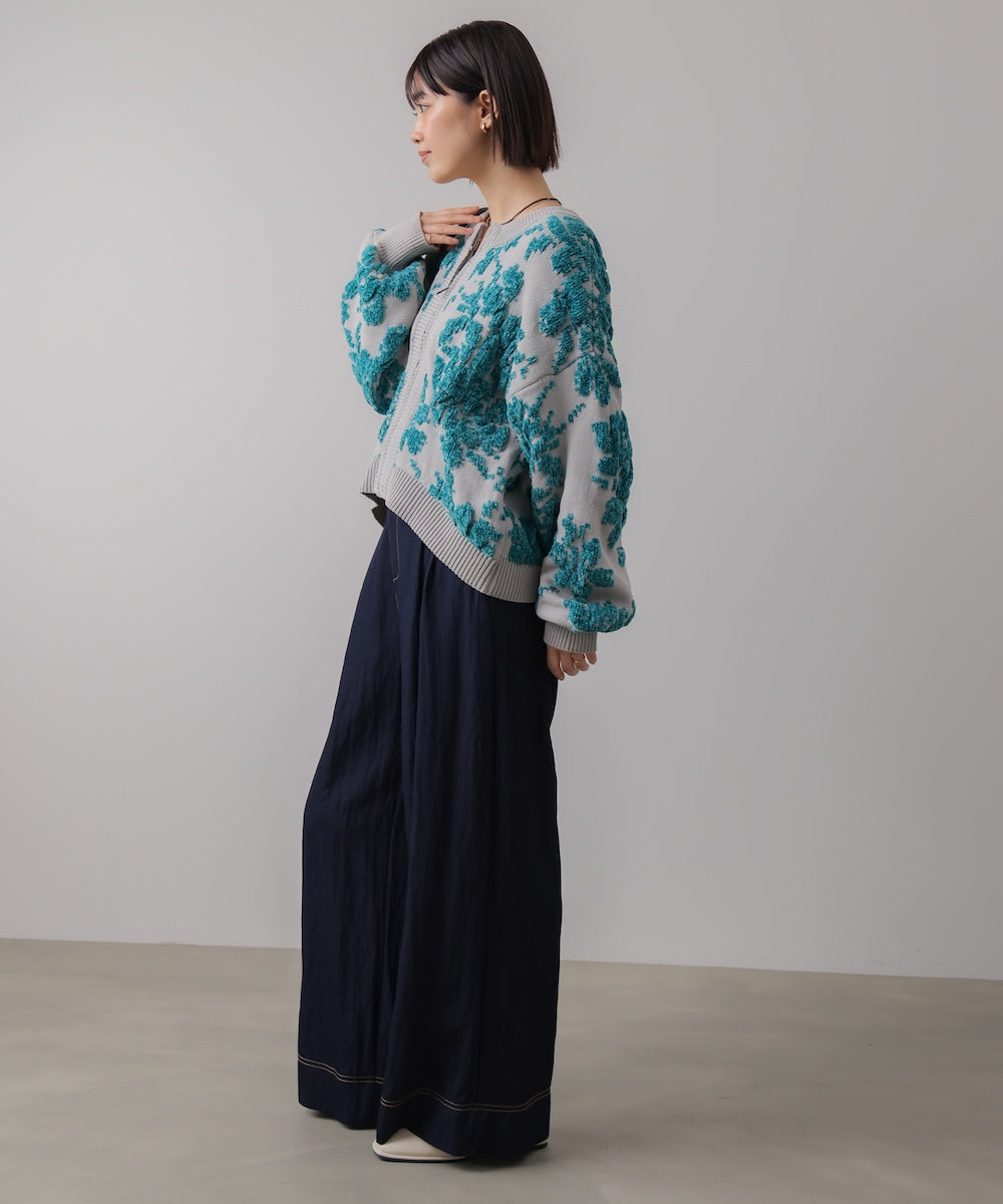 フラワーモールカーデ