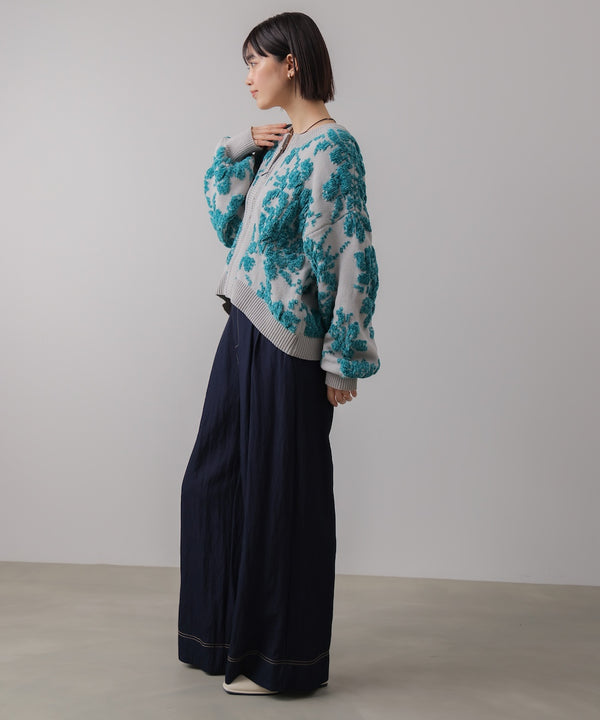 フラワーモールカーデ