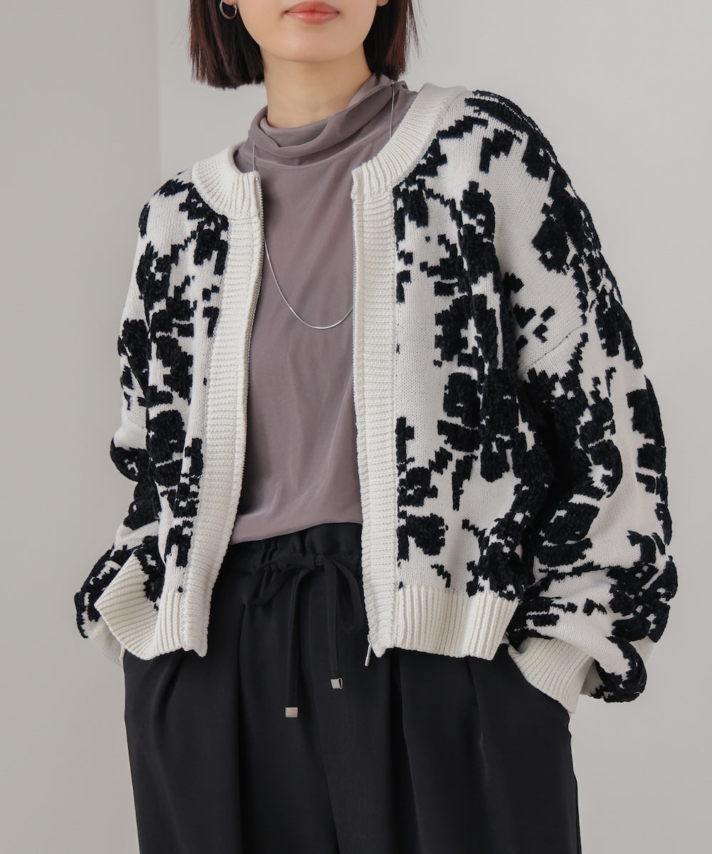 フラワーモールカーデ