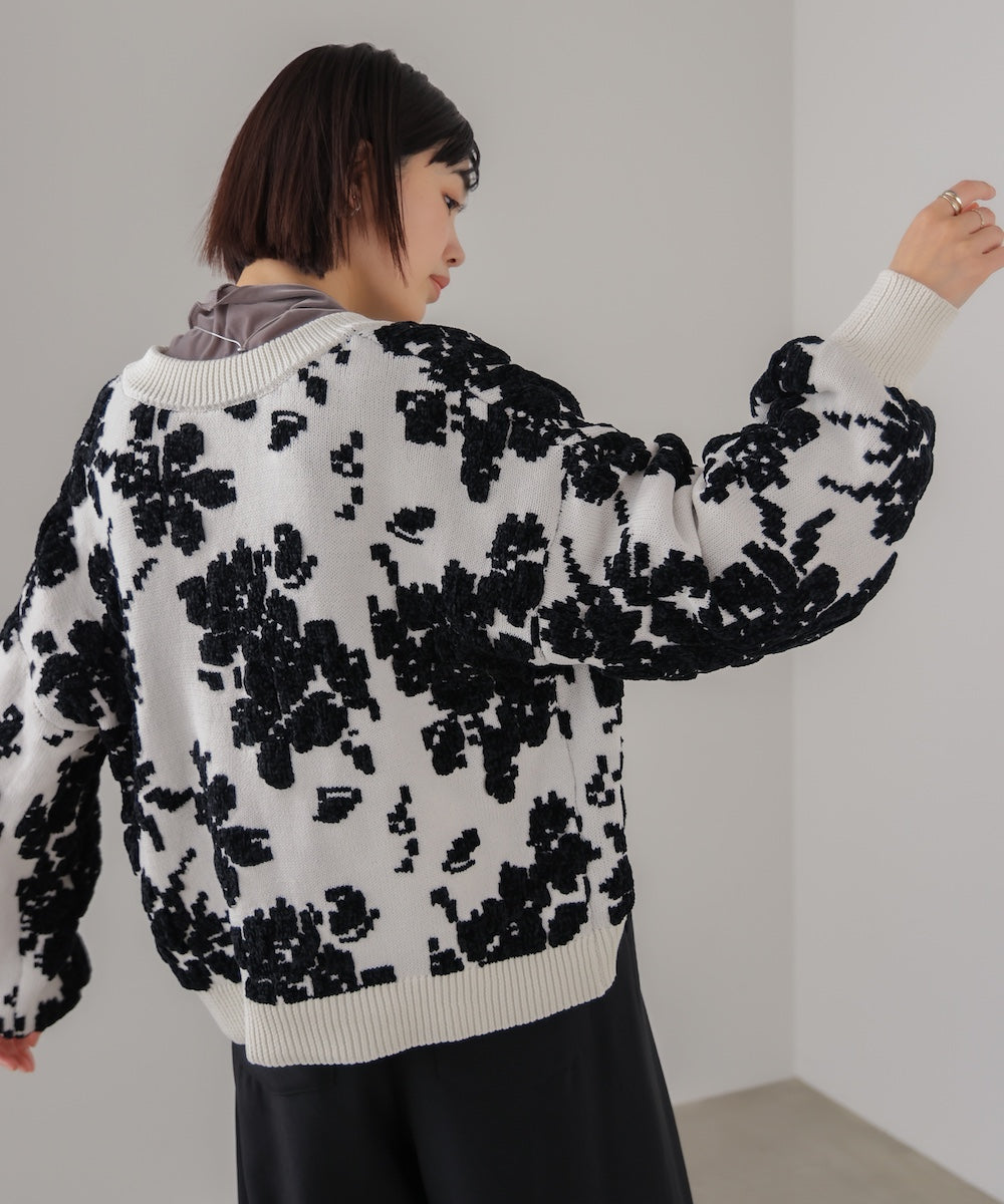 フラワーモールカーデ