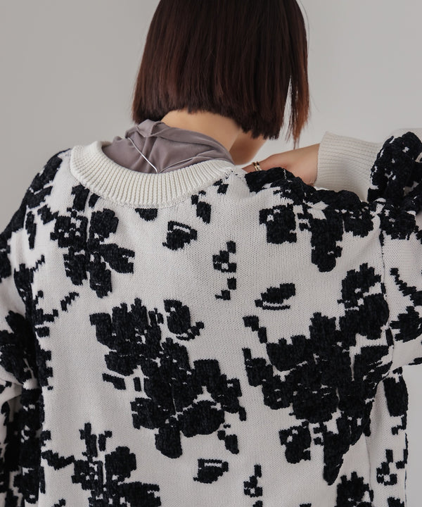 フラワーモールカーデ