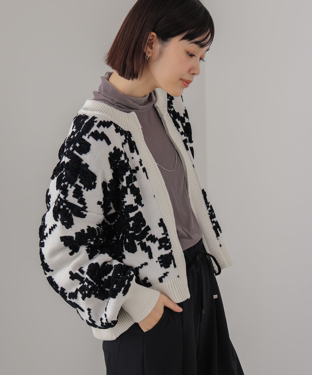 フラワーモールカーデ