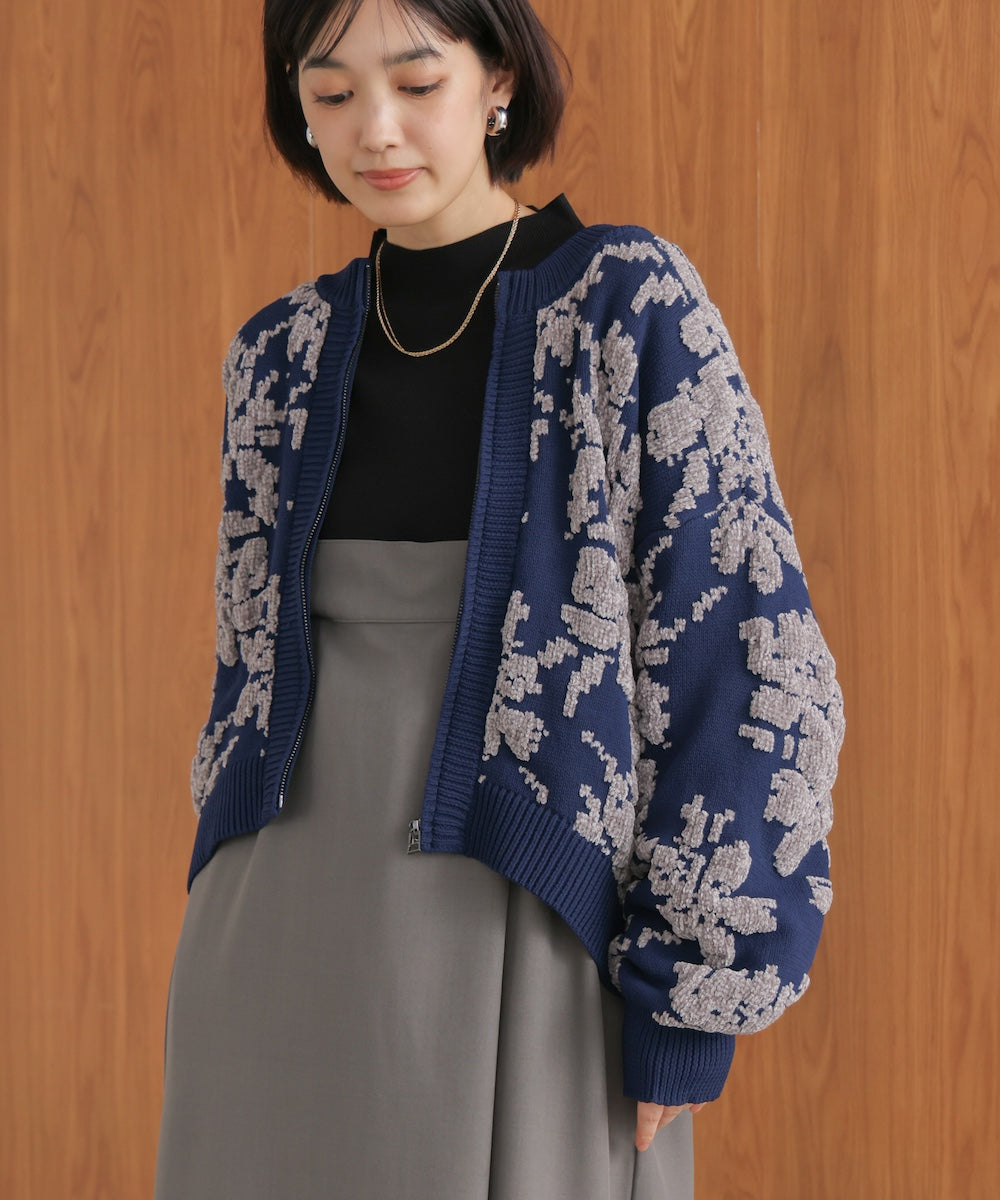 フラワーモールカーデ