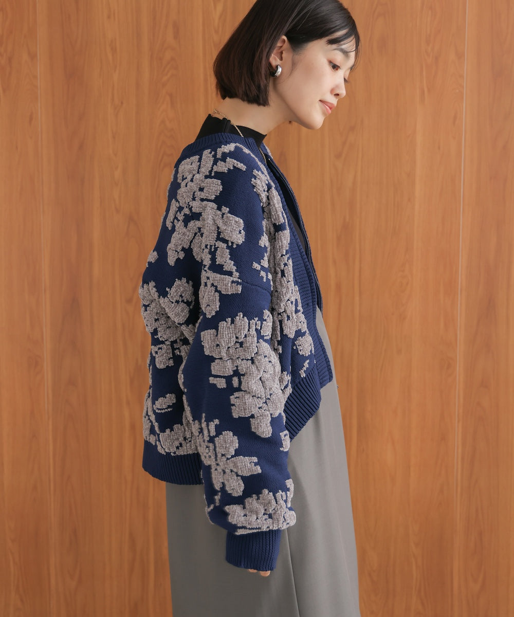 フラワーモールカーデ