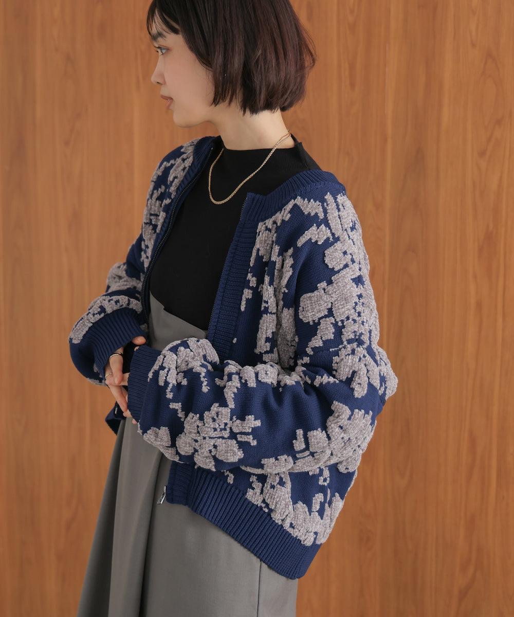 フラワーモールカーデ