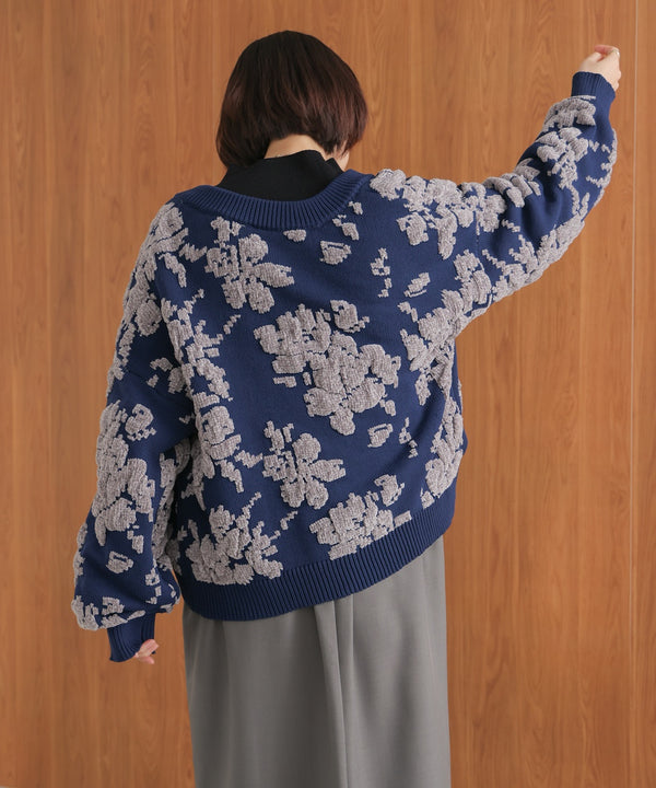 フラワーモールカーデ