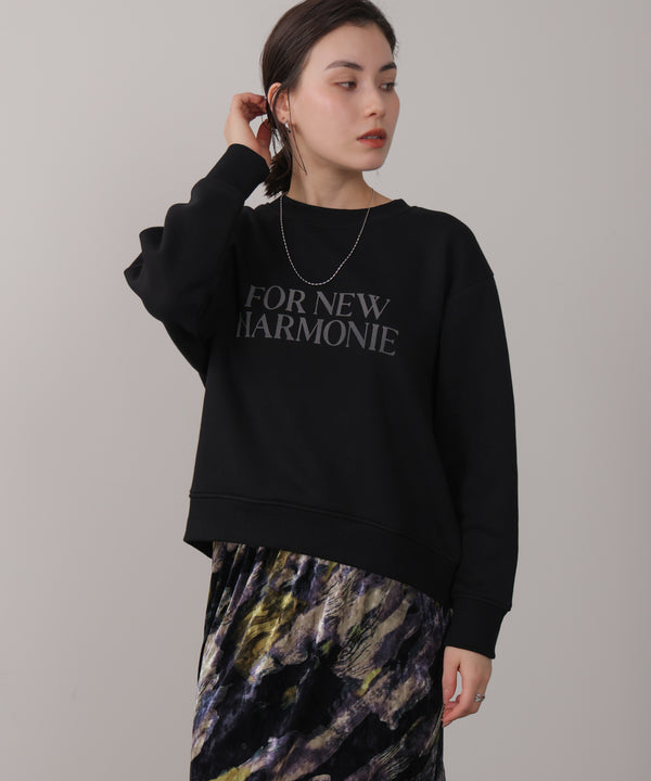 裏起毛レタリングロゴプルオーバー