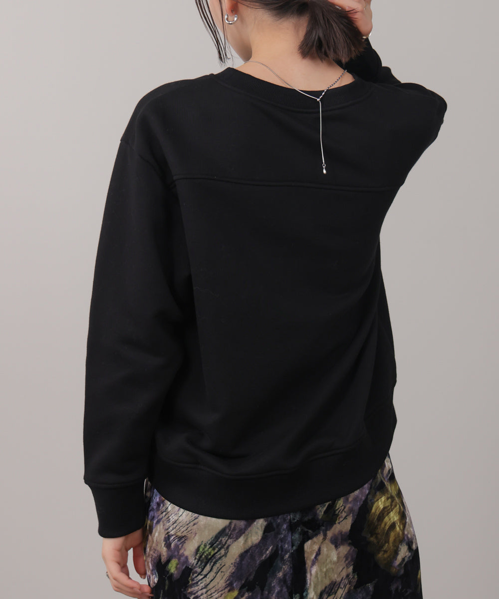 裏起毛レタリングロゴプルオーバー