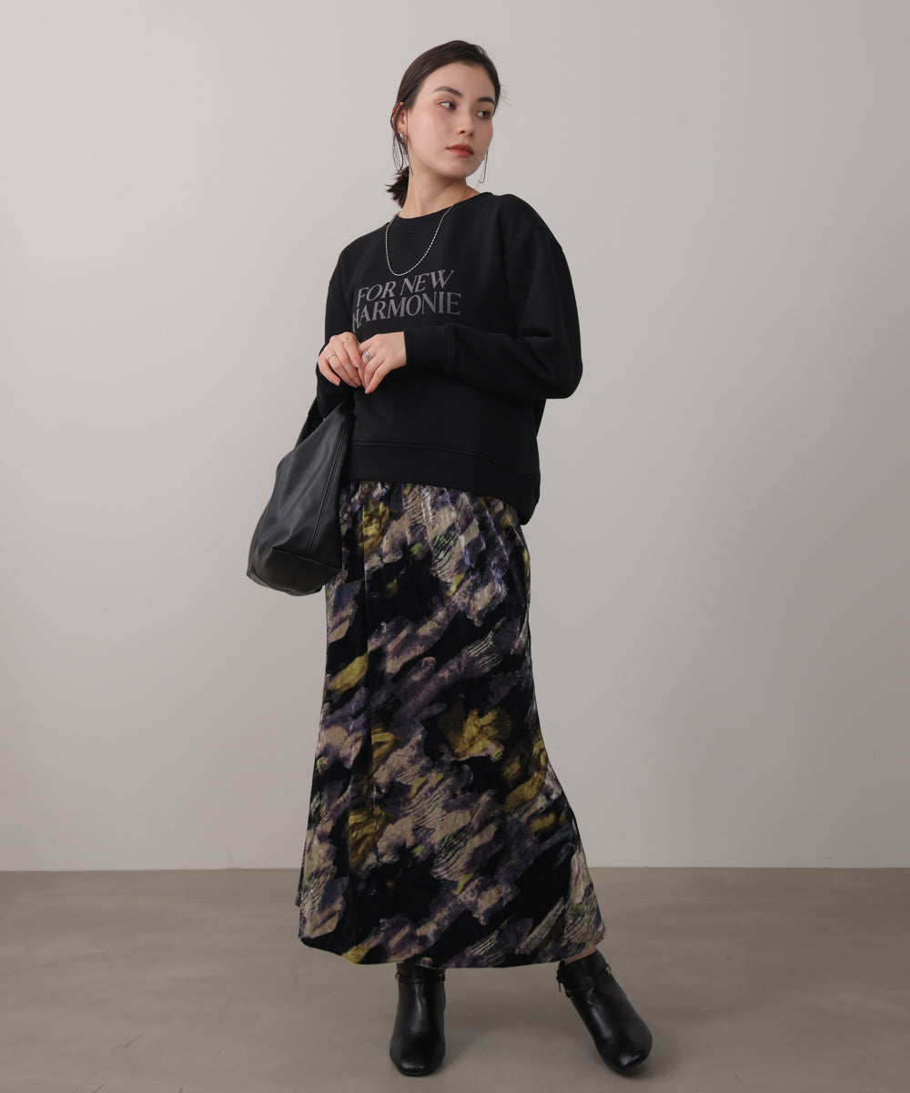 裏起毛レタリングロゴプルオーバー