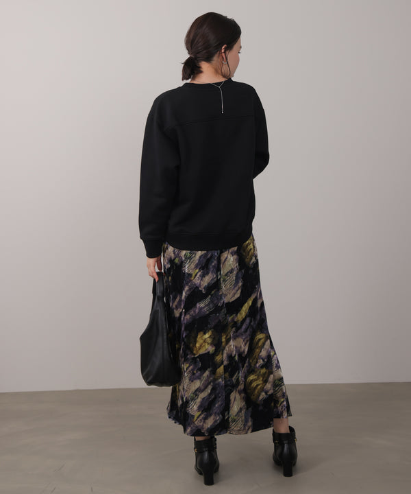 裏起毛レタリングロゴプルオーバー