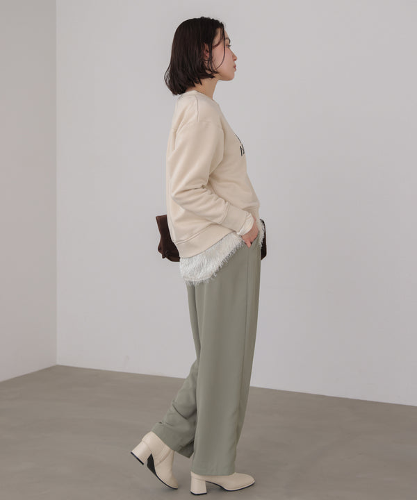 裏起毛レタリングロゴプルオーバー