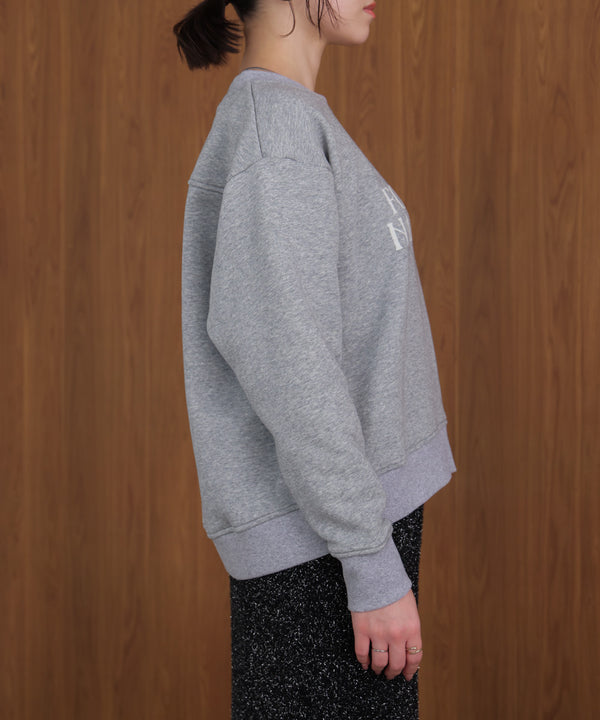 裏起毛レタリングロゴプルオーバー