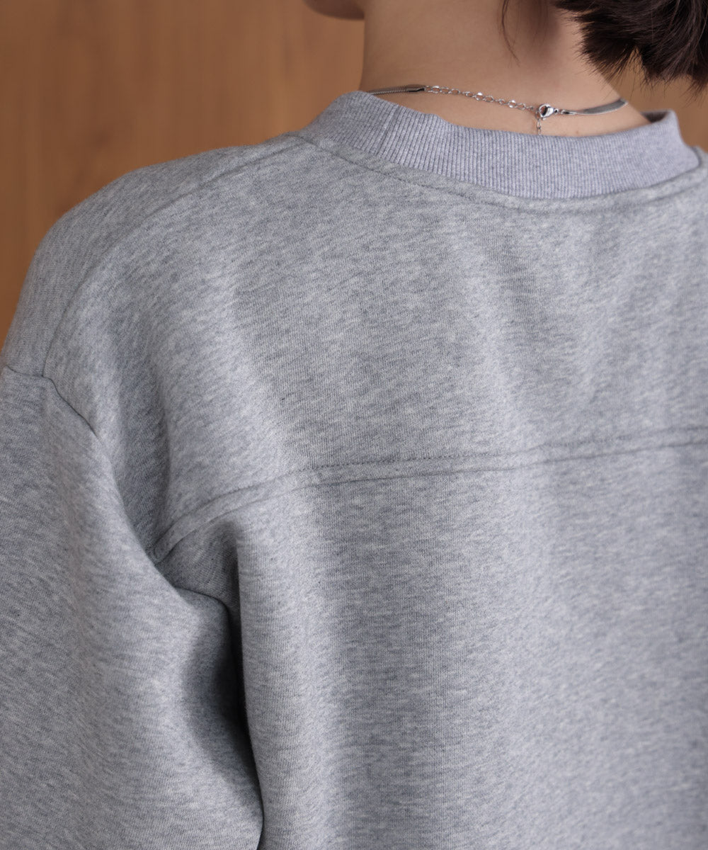 裏起毛レタリングロゴプルオーバー