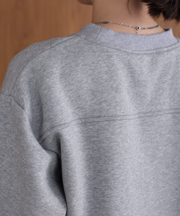 裏起毛レタリングロゴプルオーバー