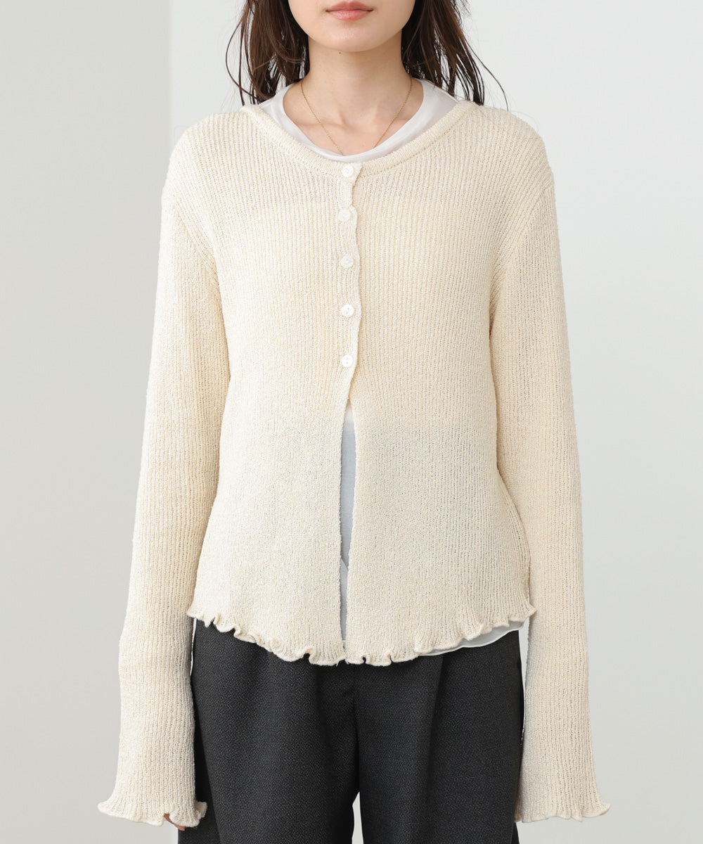 ヘムメロウスリットカーディガン