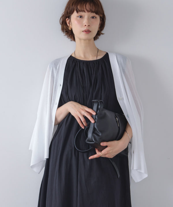 【新色追加】ＵＶサラサラＢＯＸシルエット前後差カーデ