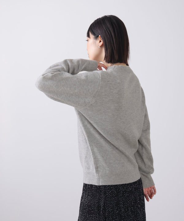 もちもちバイカラーニット［2/6発送予定］