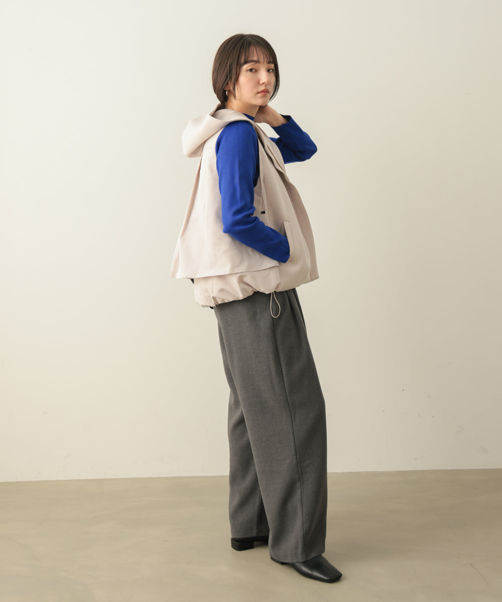 ハイネック総針ニットプルオーバー［10/22発送予定］