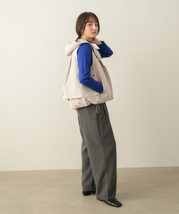 ハイネック総針ニットプルオーバー［10/22発送予定］