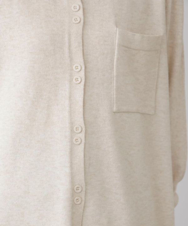 ニットポロカーディガン