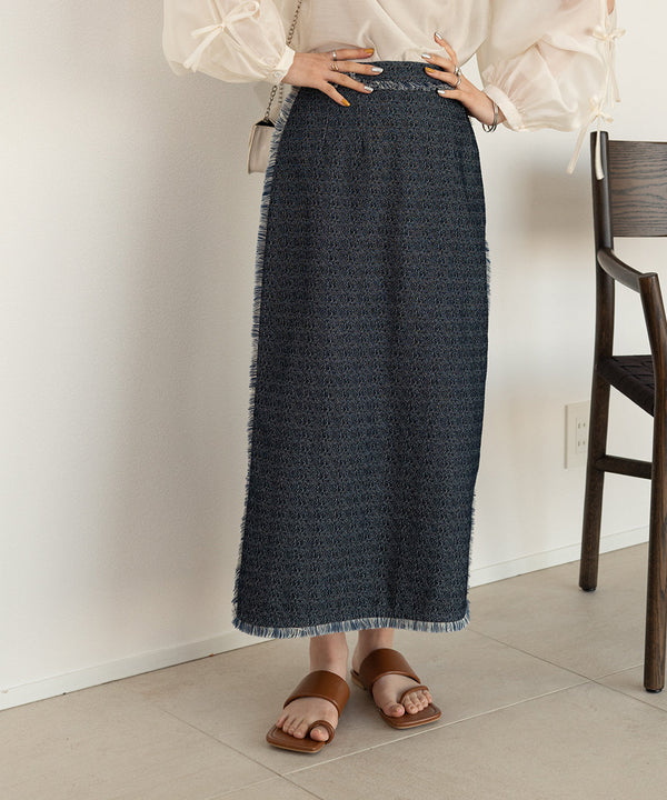 DENIM TIGHT SKIRTS