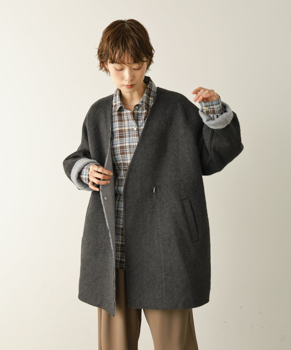ウールシャギーメルトンコート［10/21発送予定］
