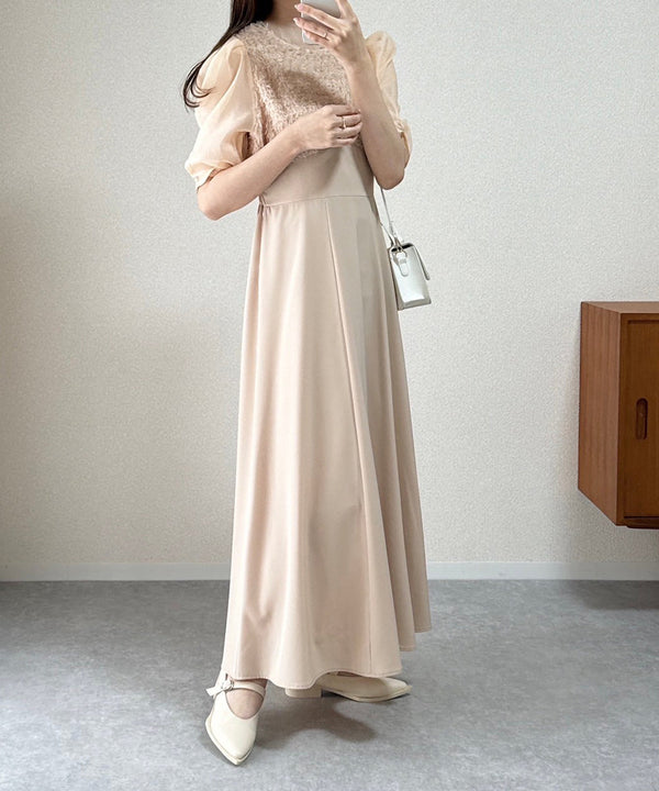 SHAGGY SWITCHING FLARE ONEPIECE
