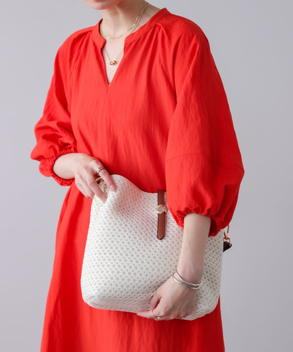 ドットメッシュショルダー