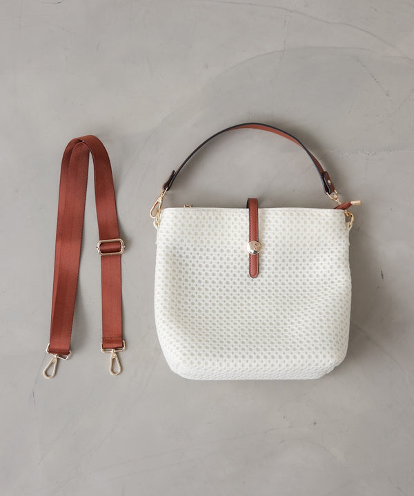 ドットメッシュショルダー