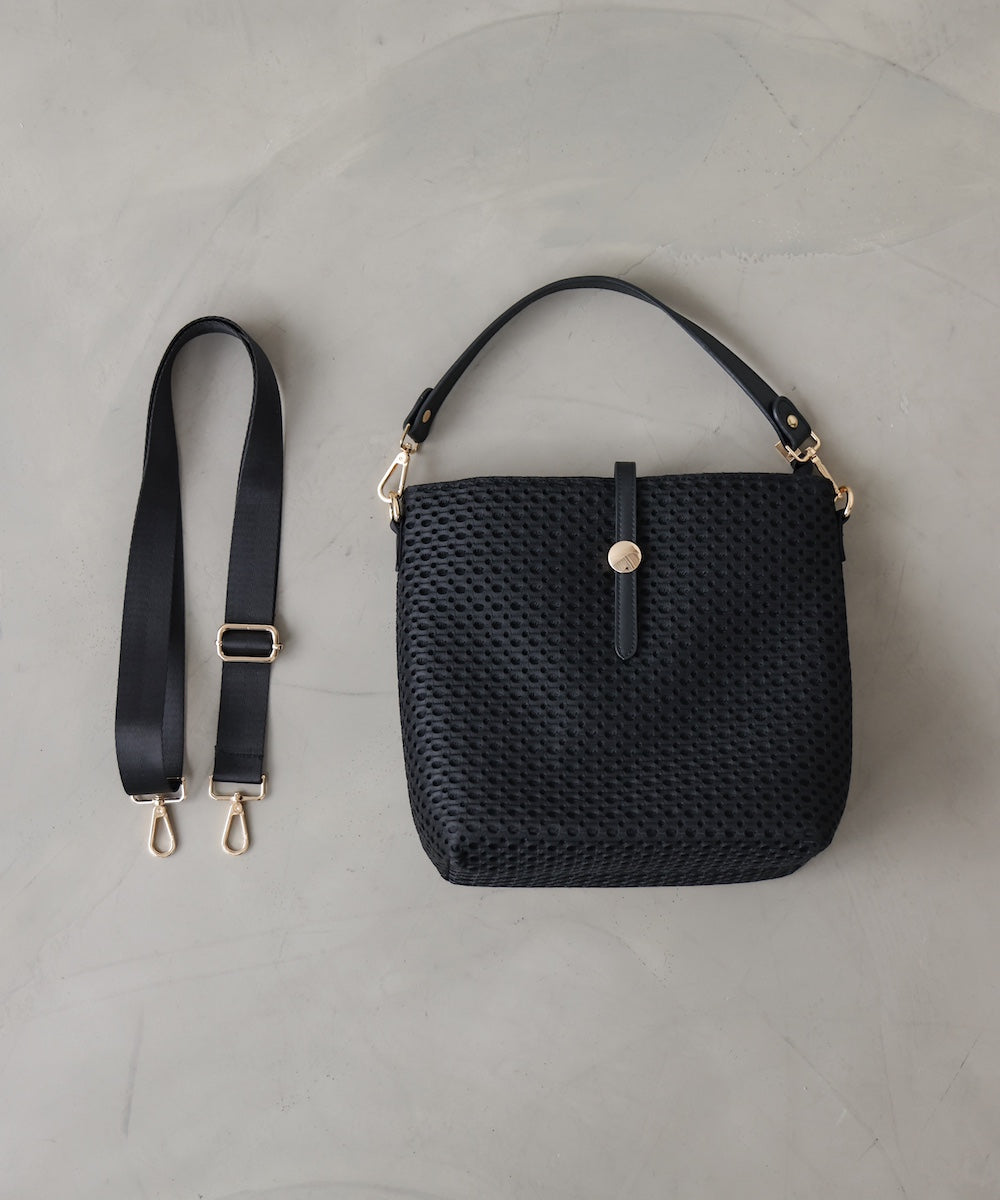 ドットメッシュショルダー