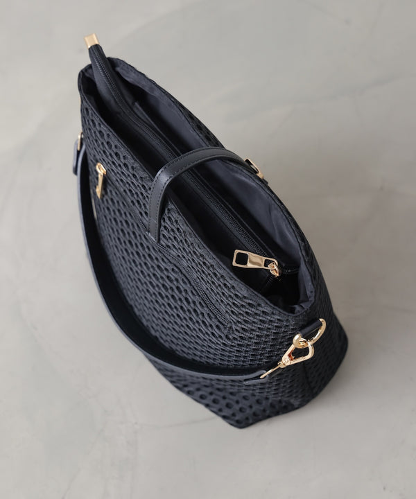 ドットメッシュショルダー