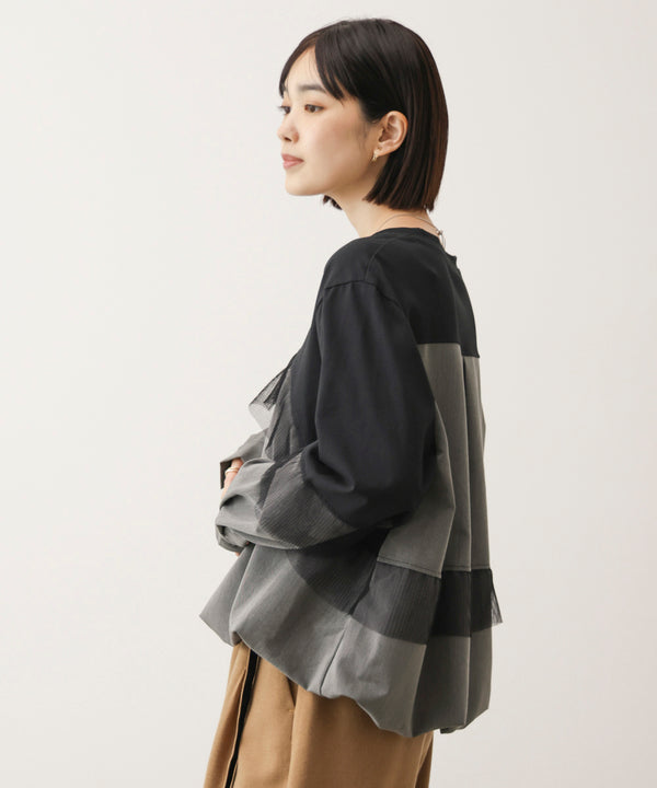 シフォンプリーツハイショクプルオーバー［11/5発送予定］