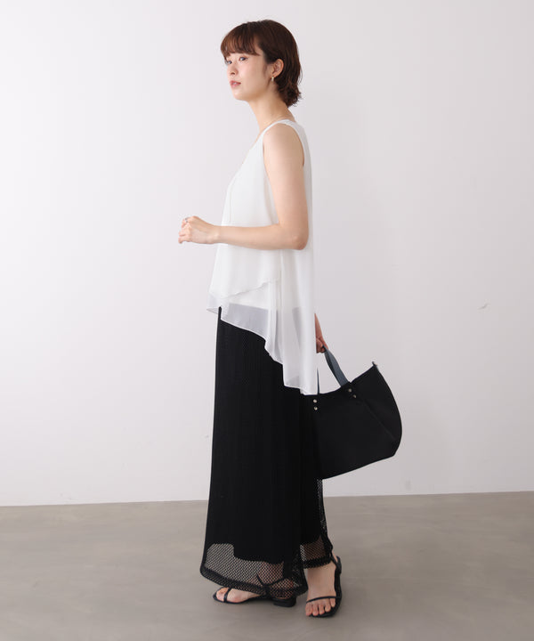 シフォンレイヤードタンク［7/10発送予定］