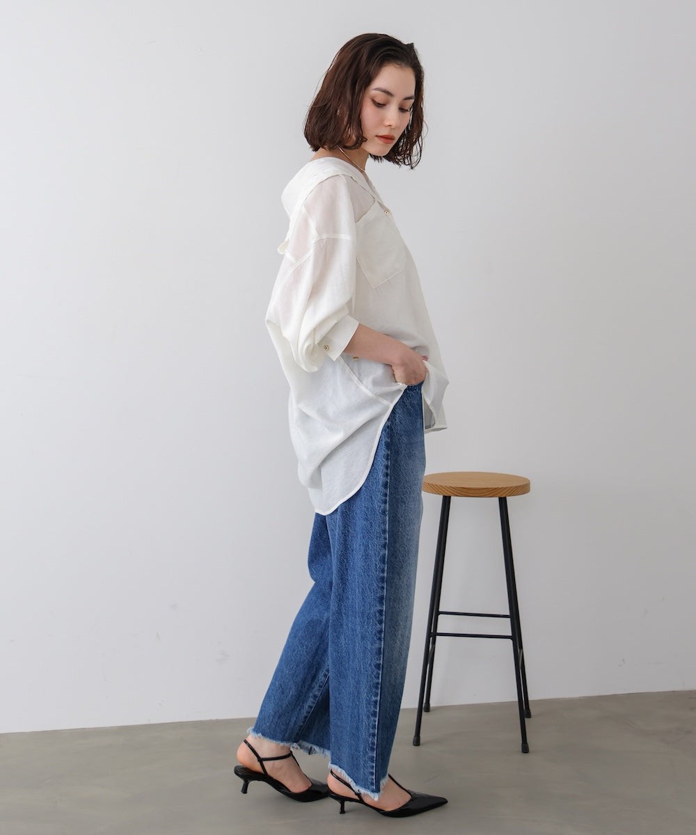 フーデットシャツ