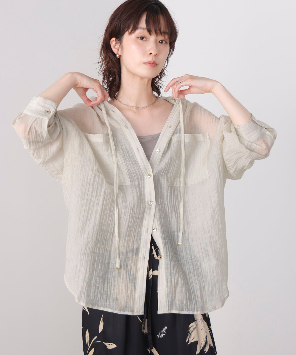 【新色追加】フーデットシャツ