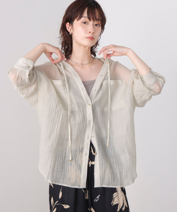 【新色追加】フーデットシャツ