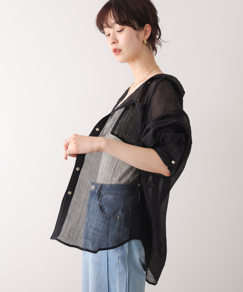 【新色追加】フーデットシャツ