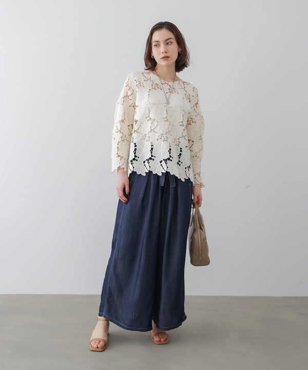 ケミカルレースブラウス［3/27発送予定］