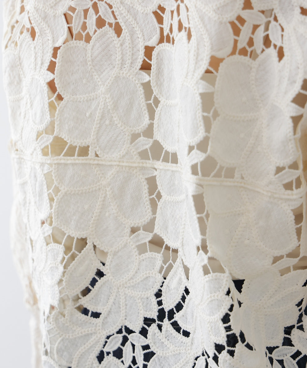 ケミカルレースブラウス［3/27発送予定］