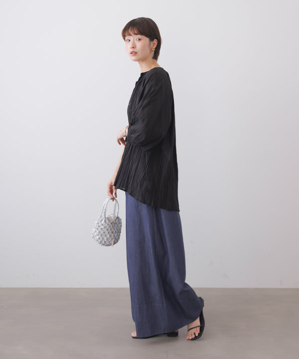 クリンクルシアーブラウス［8/7発送予定］