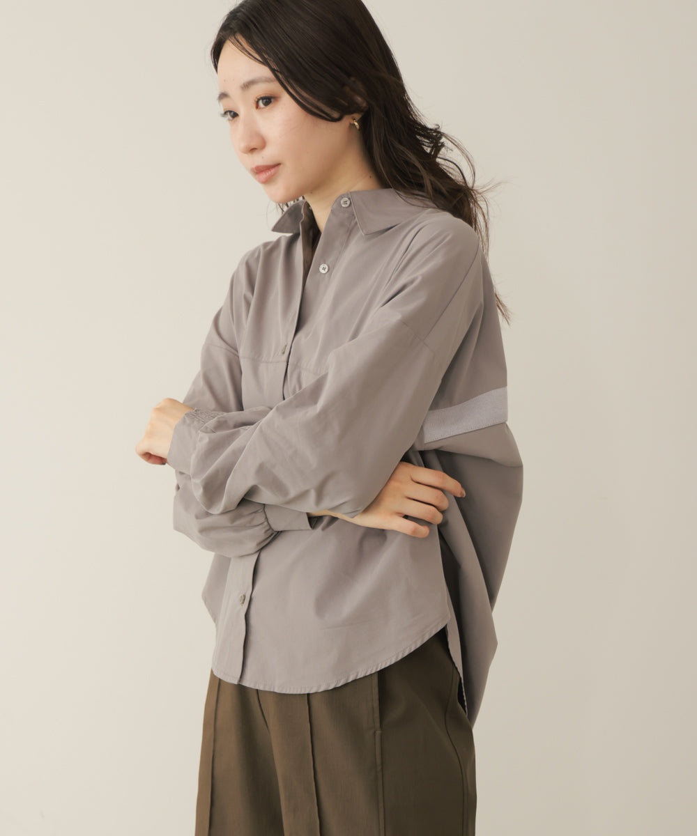 TC起毛バックヨークテープブラウス［9/9発送予定］