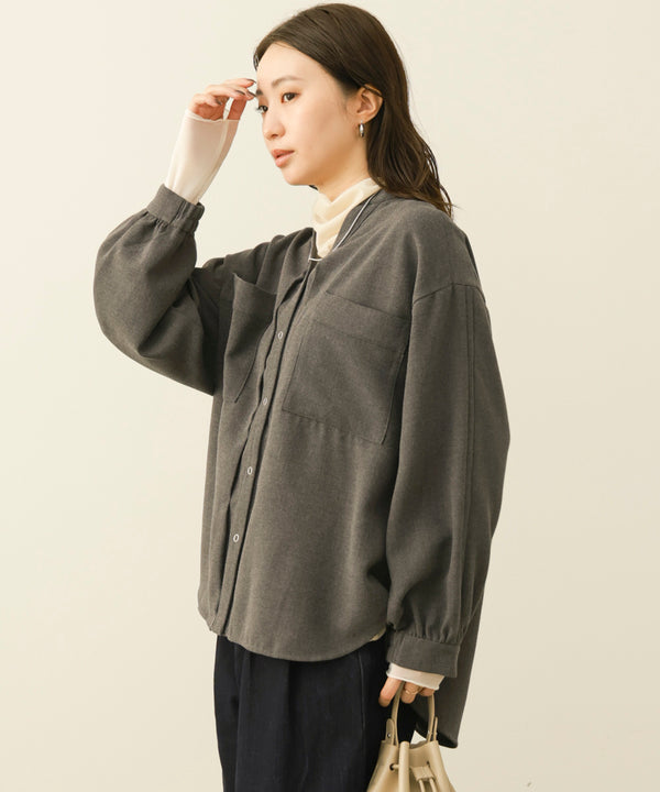 テックウールシャツ［10/9発送予定］