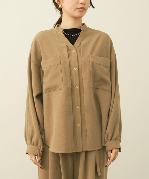 テックウールシャツ［10/9発送予定］