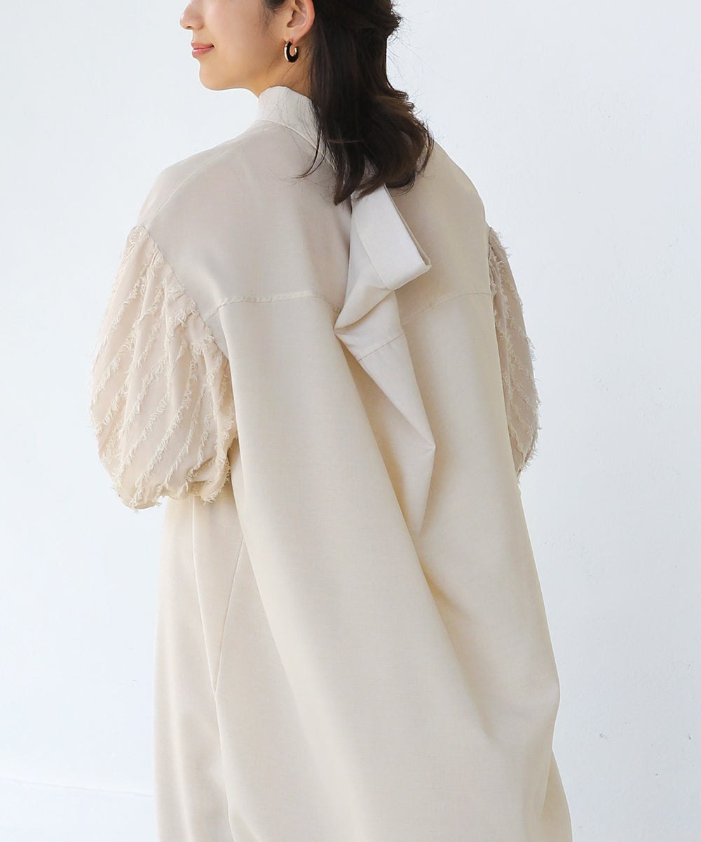 BouJeloud ロールネックロングワンピース