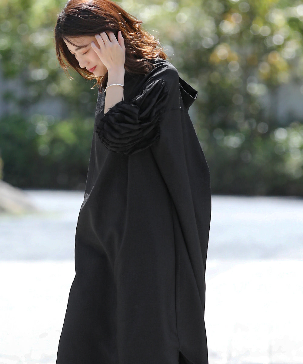 BouJeloud ロールネックロングワンピース