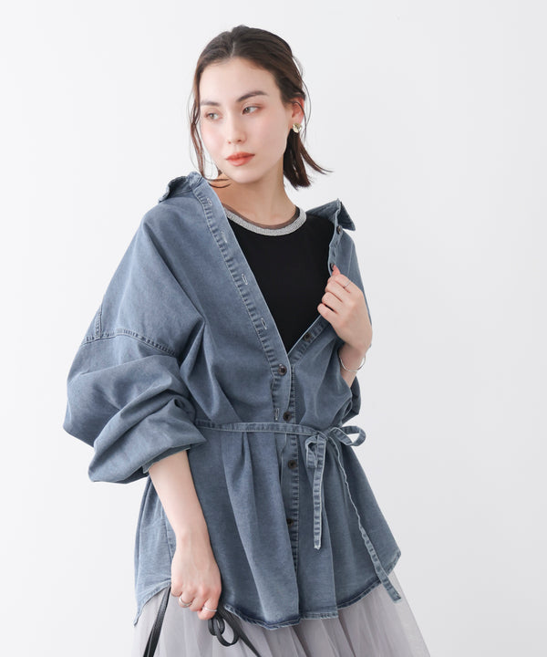 デニムチュニック［3/27発送予定］