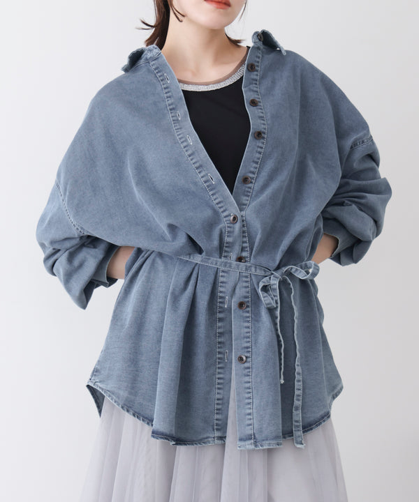 デニムチュニック［3/27発送予定］