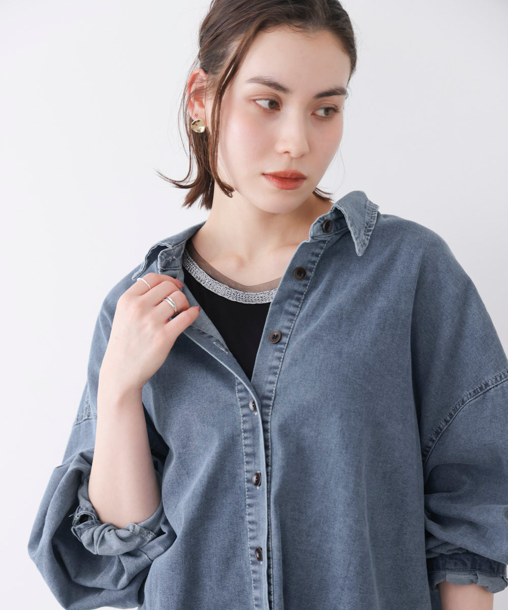 デニムチュニック［3/27発送予定］