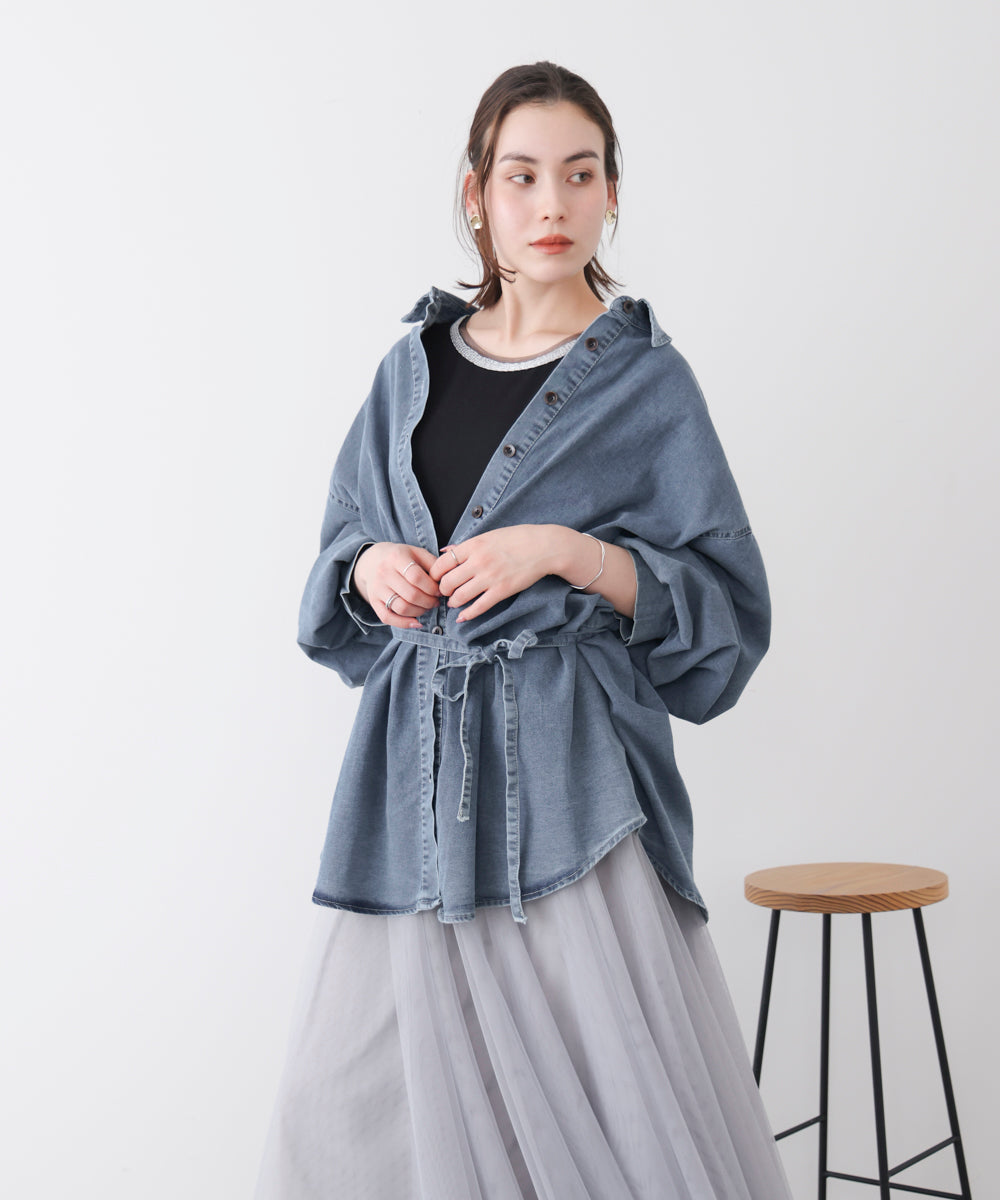 デニムチュニック［3/27発送予定］